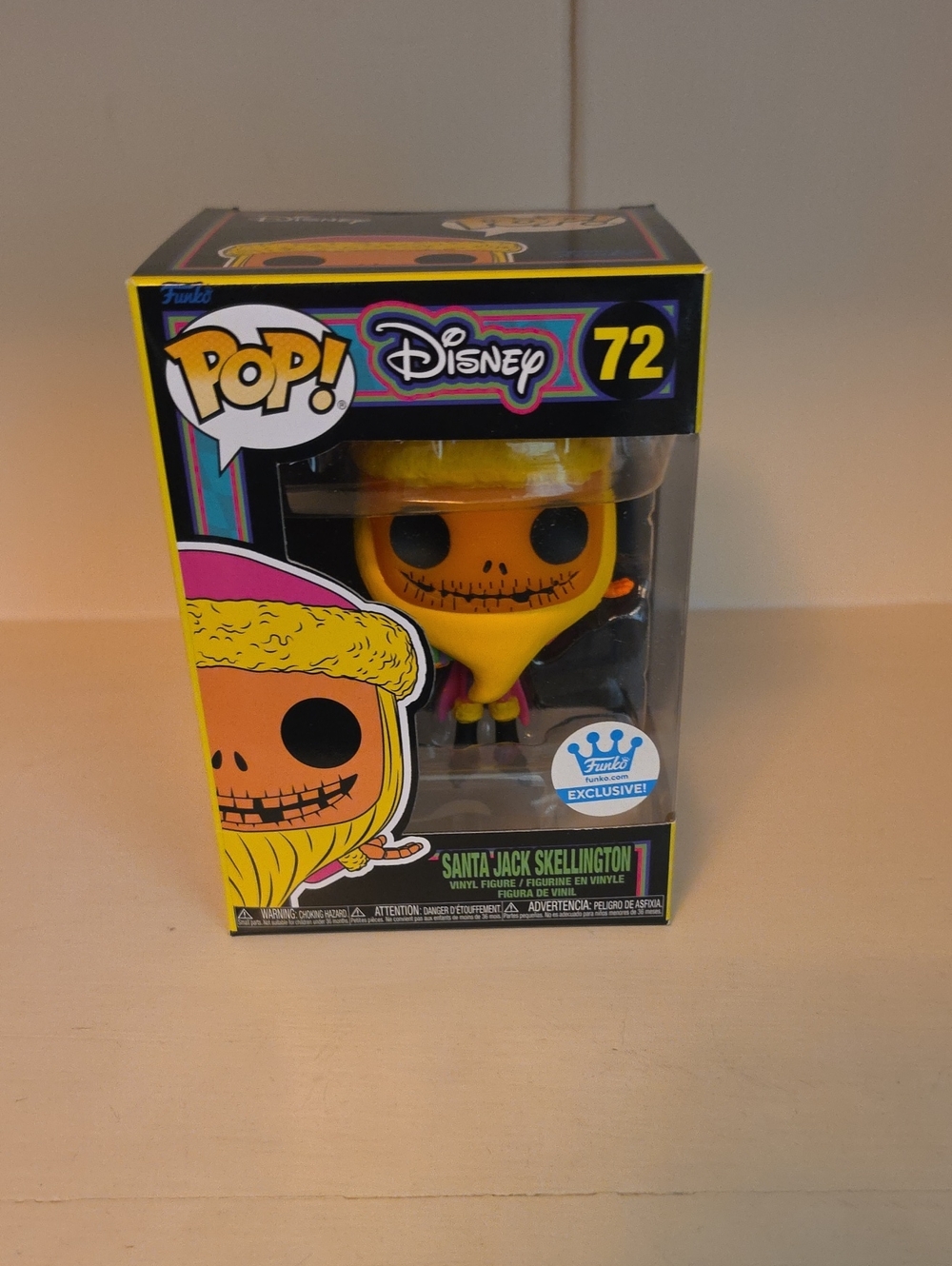 Funko Pop! Disney Santa Jack Skellington - Yellow Orange